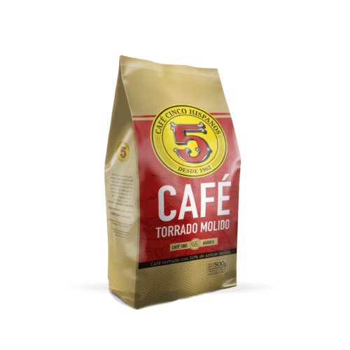 Café 5 Hispanos Torrado Molido 500 gr.