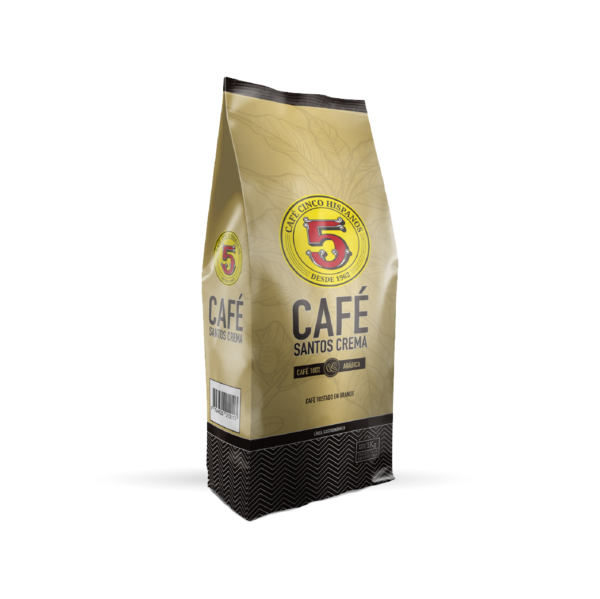 Café en Grano Gourmet Aroma, café tostado 5 Hispanos